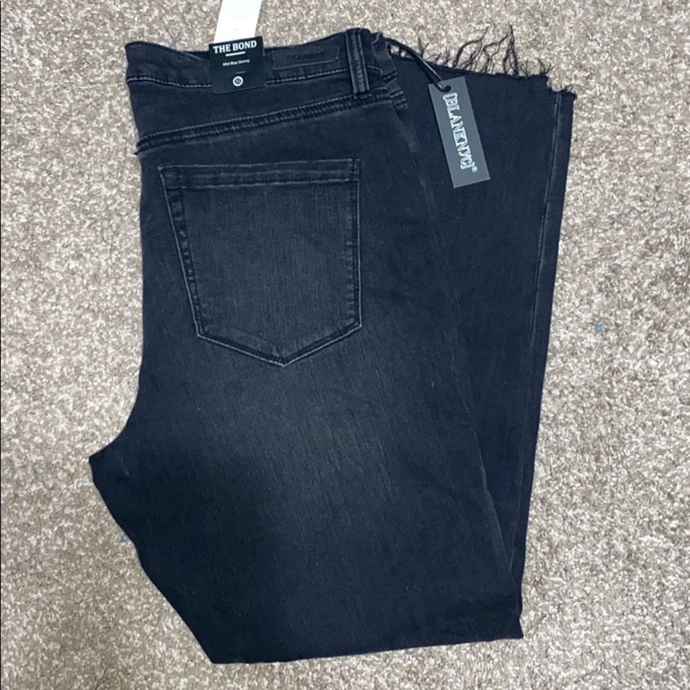 Black Distressed Skinny Jeans